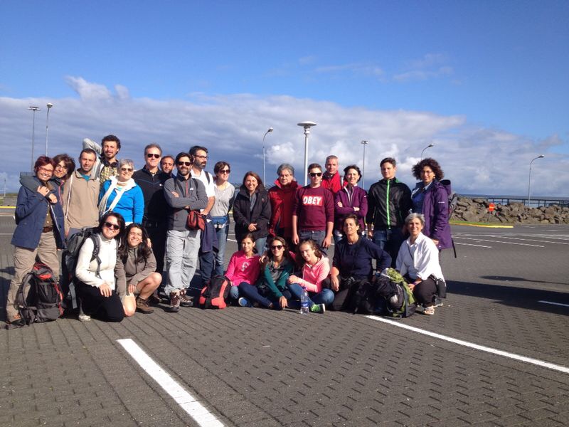 Il gruppo in partenza da Rekjavik